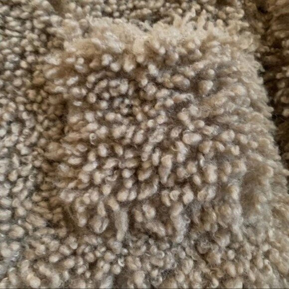 Zara Brown Teddy Bear Lined Cozy Coat Jacket Small collared - Picture 5 of 10